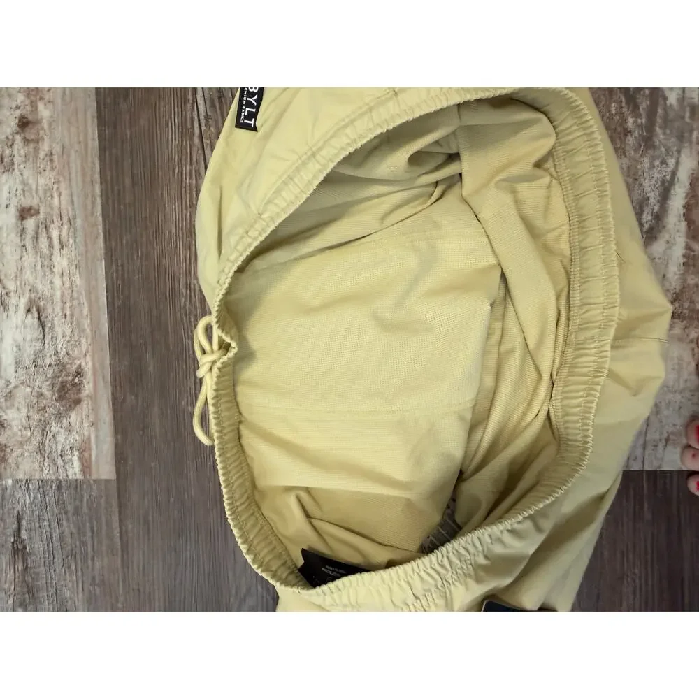 BYLT Premium Basics olive khaki drawstring shorts NWT Sz 3XL workout run lift